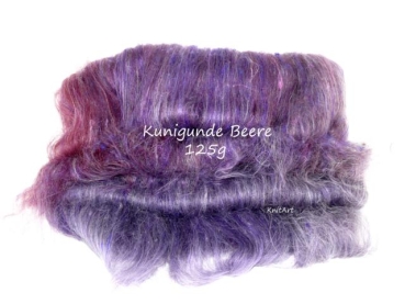 125g Socken-Vlies, Beere - Lila Rot